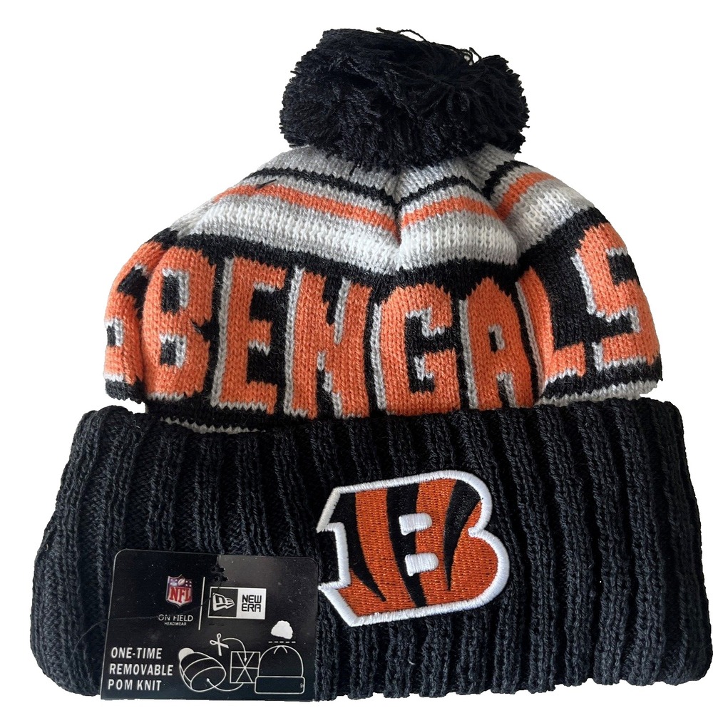 Cincinnati Bengals Knit Winter Hat Beanie New Era Cap On Field Sideline NWT